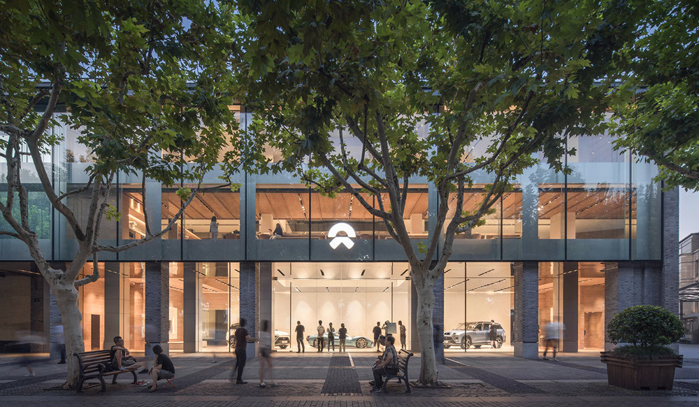 鄭州NIO蔚來旗艦展廳裝修公司設(shè)計案例