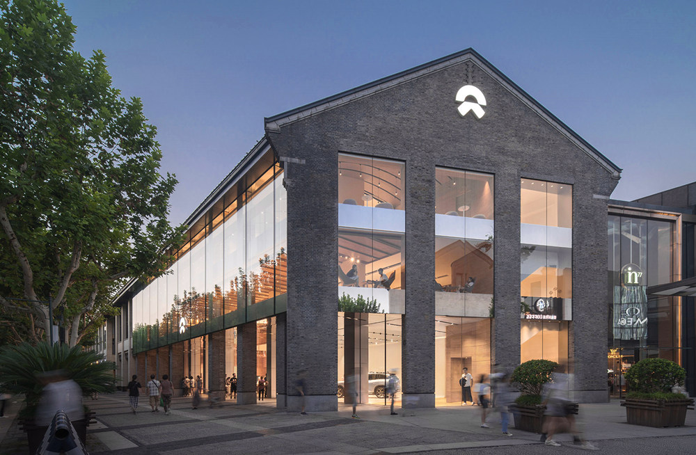 鄭州NIO蔚來旗艦展廳裝修公司設(shè)計案例
