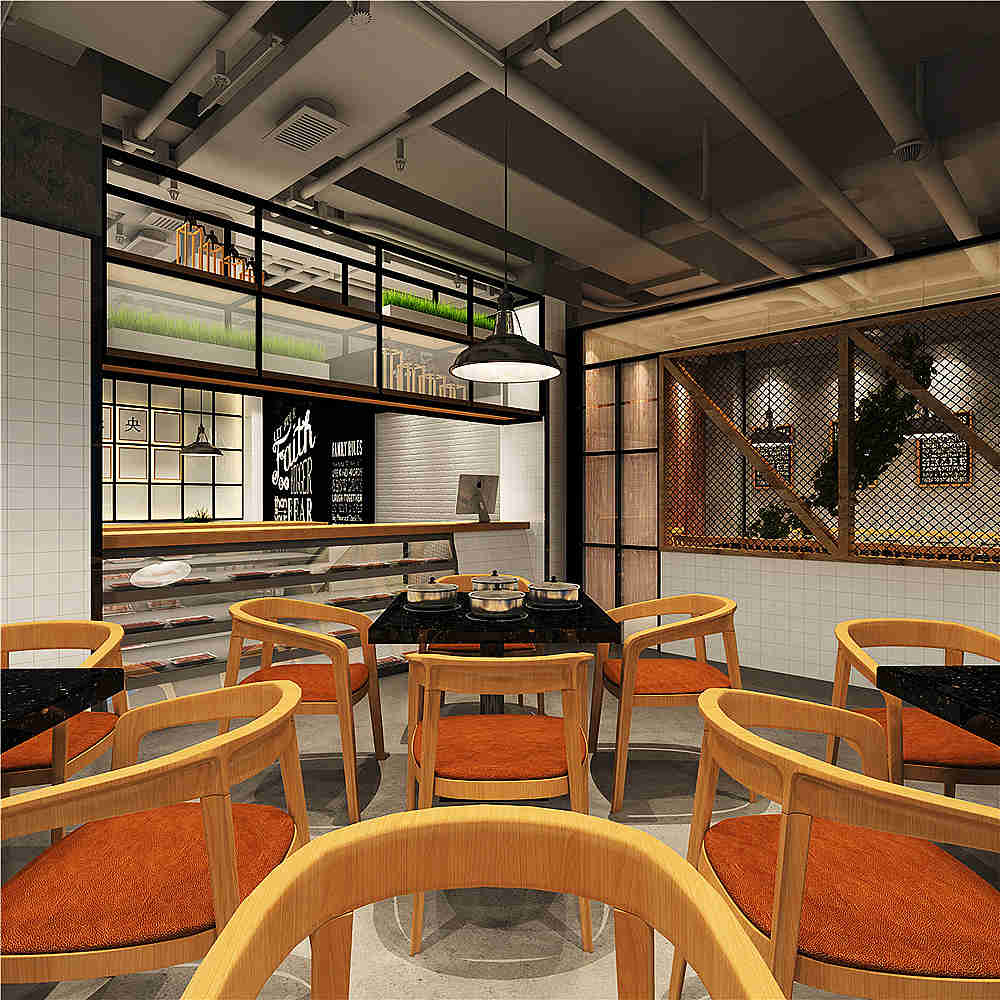 開封海未央精品小火鍋店設(shè)計(jì)公司裝修案例