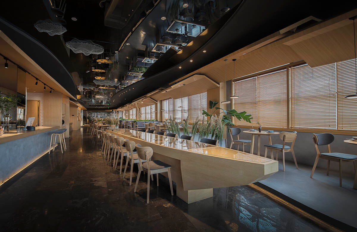 船岸主題餐廳裝修—湖南菜特色餐廳設計案例(圖1)