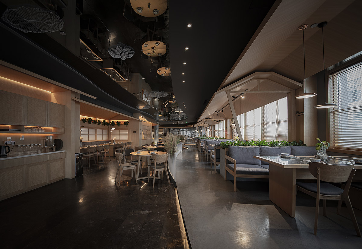 船岸主題餐廳裝修—湖南菜特色餐廳設計案例(圖3)