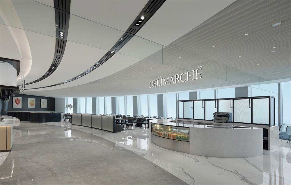 鄭州員工餐廳設(shè)計公司OPPO“春筍”餐廳裝修案例(圖3)