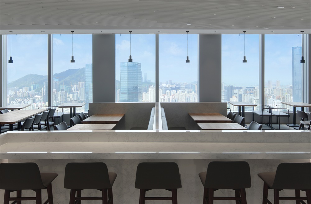 鄭州員工餐廳設(shè)計公司OPPO“春筍”餐廳裝修案例(圖7)
