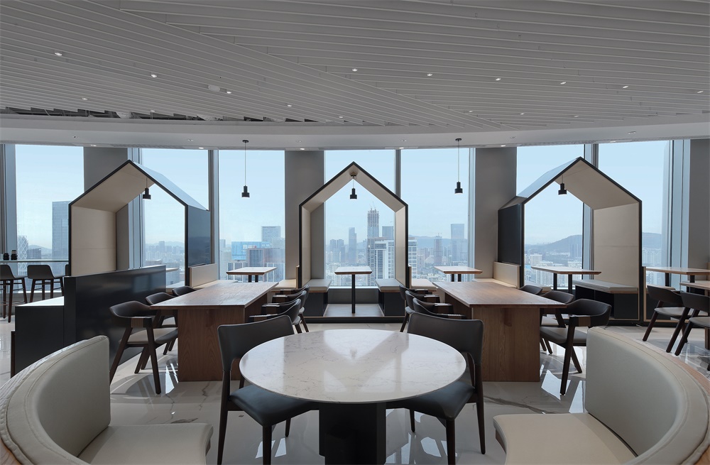 鄭州員工餐廳設(shè)計公司OPPO“春筍”餐廳裝修案例(圖11)
