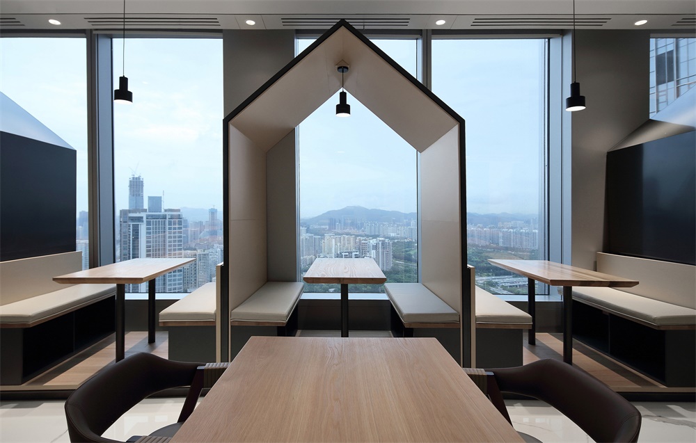 鄭州員工餐廳設(shè)計公司OPPO“春筍”餐廳裝修案例(圖12)