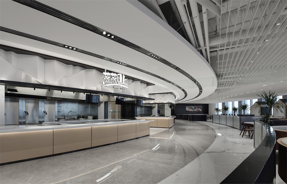 鄭州員工餐廳設(shè)計公司OPPO“春筍”餐廳裝修案例(圖16)