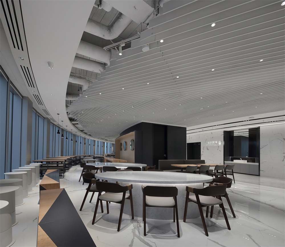 鄭州員工餐廳設(shè)計公司OPPO“春筍”餐廳裝修案例(圖25)