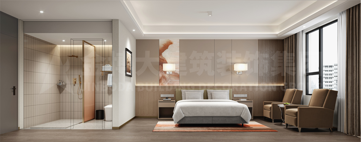 榆林H鉑金酒店升級改造設(shè)計案例效果圖